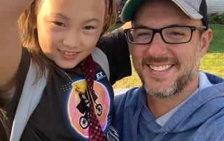 Dad with daughter